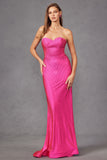 JT2472 Rhinestone Embellished Jersey Gown.