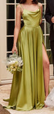 CD-BD104  Satin A-line Dress