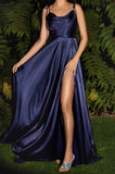 CD-BD104  Satin A-line Dress