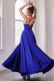 B8402   SATIN A-LINE GOWN