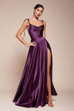 CD-BD104  Satin A-line Dress