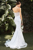 CD937W  MERMAID ILLUSION BRIDAL GOWN